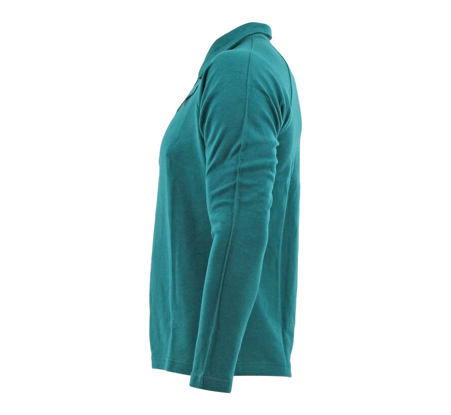 Legend Sports Sweater LA Luxe Lounge half zip Petrol heren/dames katoen