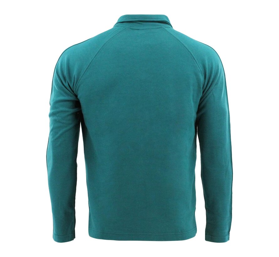 Legend Sports Sweater LA Luxe Lounge half zip Petrol heren/dames katoen