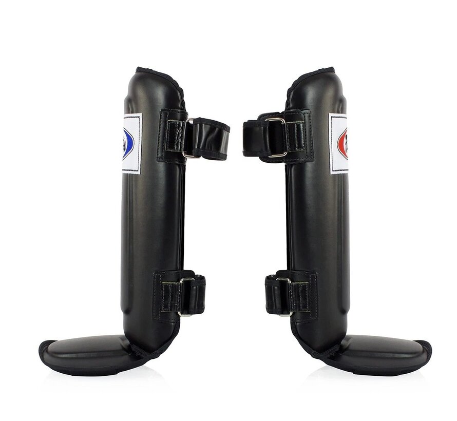 Fairtex SP3 scheen- wreefbeschermer zwart - L OP=OP