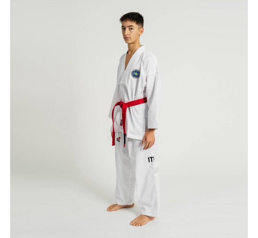 Lichtgewicht ITF Taekwon-Do pak - Wit, 200 Cm OP=OP