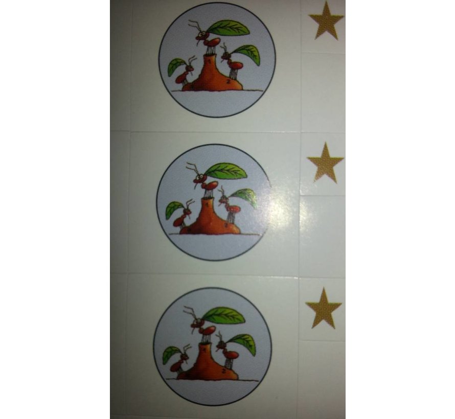 Kids development program stickers