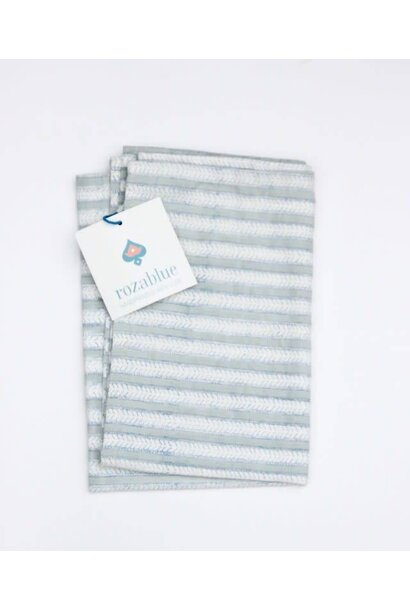 Tea towel Funky Stripes sky gray