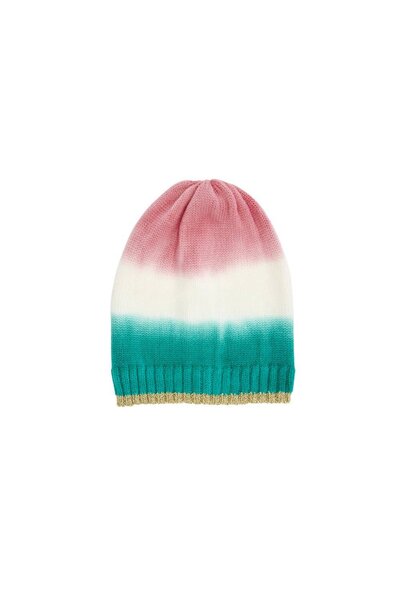Beanie in Ombre colors - Green