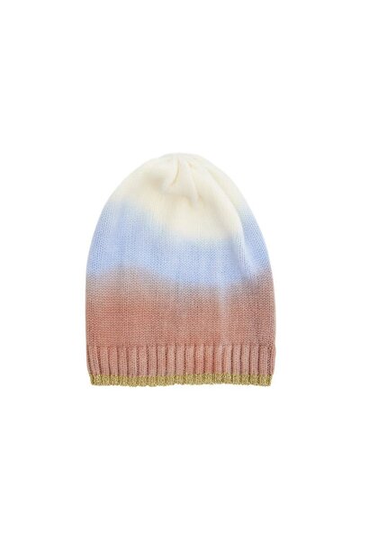 Beanie in Ombre Colors - Nougat Brown