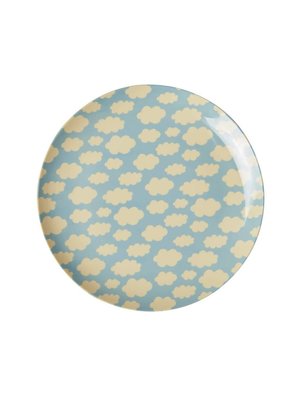 Rice Melamine lunch bord Cloud blauw