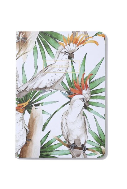 Notebook White Parrot