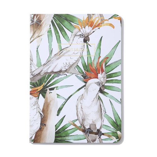 Notebook White Parrot