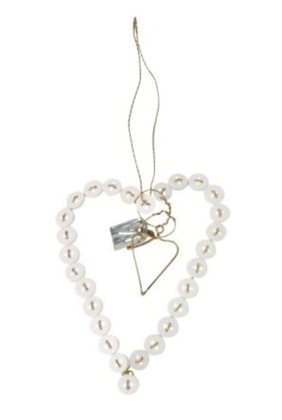 Button heart 12cm