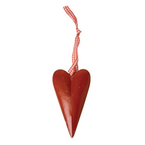 Walther & Co Heart of zinc small red