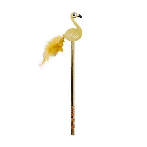 Rice Potlood met Flamingo gum Rice Potlood met Flamingo gum