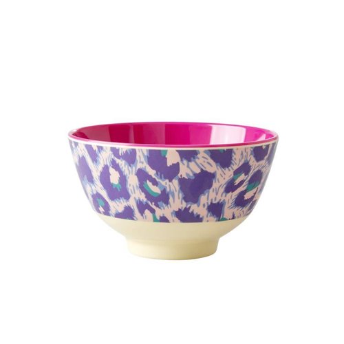 Rice Melamine kom small Leopard