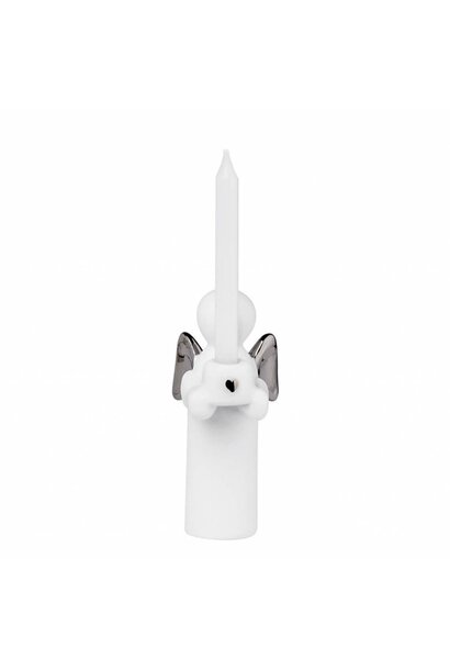 Guardian Angel kaars zilver