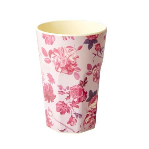 Rice Melamine Tall beker Rose light Rice Melamine Tall beker Rose light
