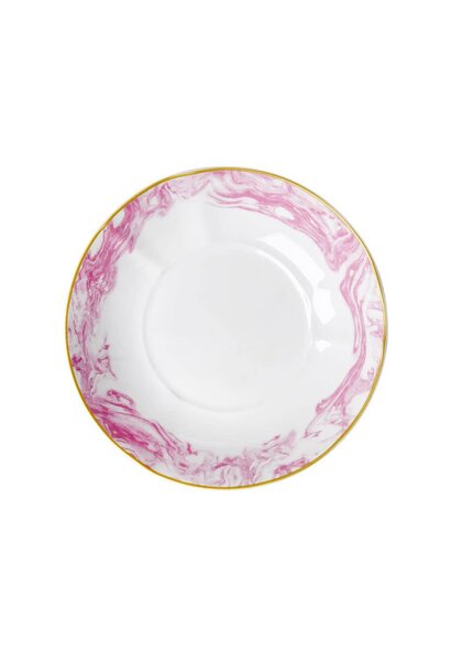 Diep bord Marble Bubblegum Roze