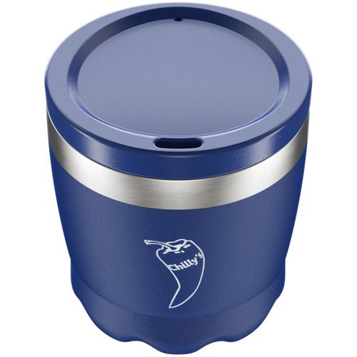 Chilly's Chilly's Coffee Cup 230ml Blue Matte Chilly's Chilly's Coffee Cup 230ml Blue Matte