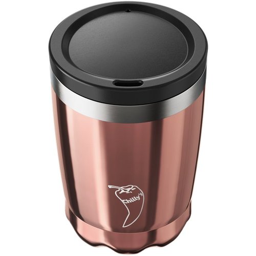 Chilly's Bottle Chilly's Coffee Cup 340ml Rose Gold Chilly's Bottle Chilly's Coffee Cup 340ml Rose Gold