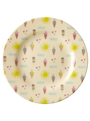 Rice Melamine lunch plate Summer