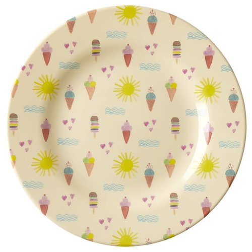 Rice Melamine lunch plate Summer