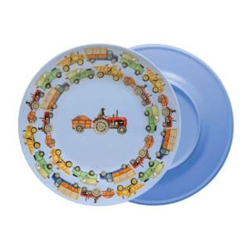 Emma Bridgewater Melamine bord Men at Work blauw Emma Bridgewater Melamine bord Men at Work blauw