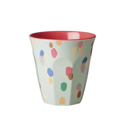 Rice Melamine Beker Dapper Dot Rice Melamine Beker Dapper Dot
