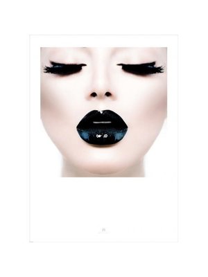 Incado Plakat 50x70 Wandkunst Black Lips