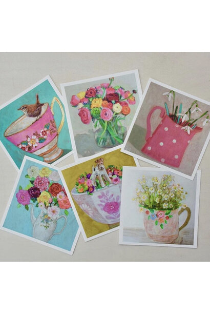 Kunst Kaart 14x14 Andrea Letterie set/6