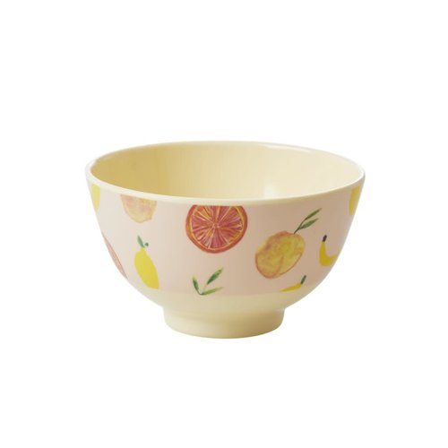 Rice Melamine bowl small Happy Fruits Rice Melamine bowl small Happy Fruits