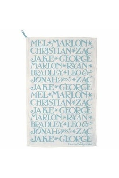 Tea towel Pale Blue Toast