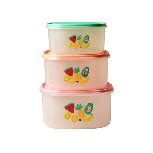 Rice Voorraaddozen Tutti Frutti set/3 Rice Voorraaddozen Tutti Frutti set/3