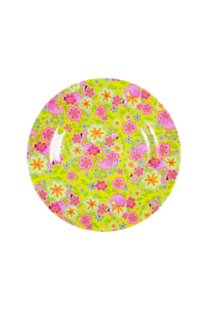 Melamine lunch bord Flamingo