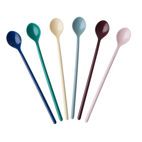 Rice Melamine lange lepels Urban set/6 Rice Melamine lange lepels Urban set/6