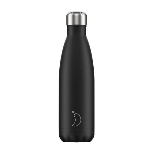 Chilly's Chilly's Bottle 500ml Black Matte Chilly's Chilly's Bottle 500ml Black Matte