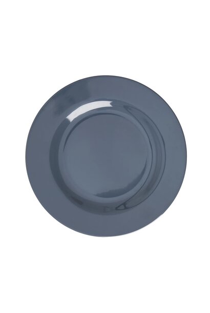 Melamine lunch plate Dark Grey