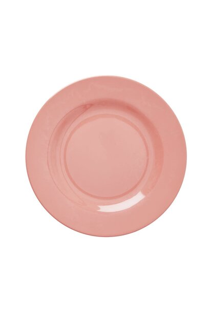 Melamine lunch plate True Coral