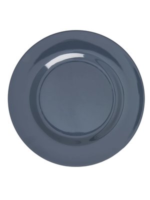 Rice Melamin diner Teller Dark Grey