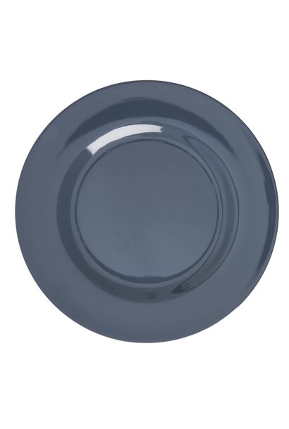 Melamine diner plate Dark Grey