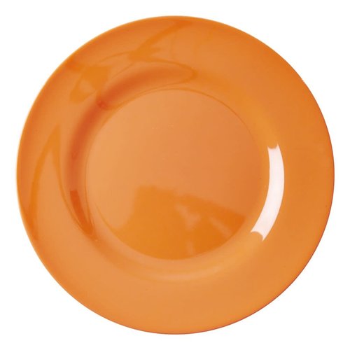 Rice Melamine diner bord Neon Orange