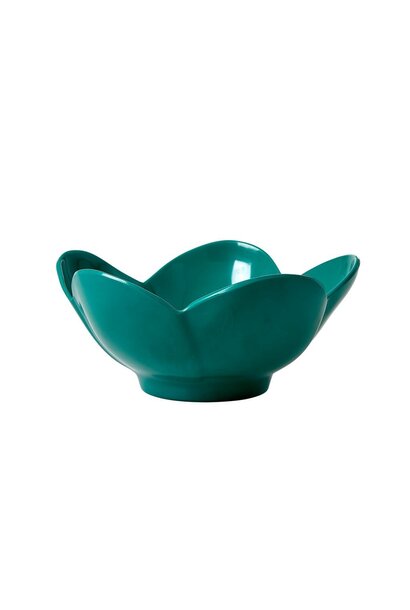 Melamine kom Bloem vorm Donker Groen