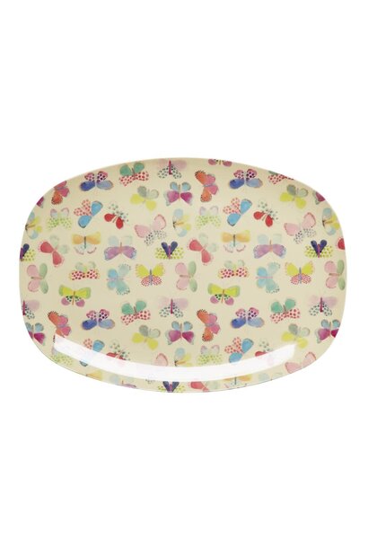 Melamine ovaal bord Butterfly