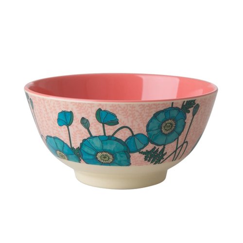 Rice Melamine kom Blue Poppy Rice Melamine kom Blue Poppy
