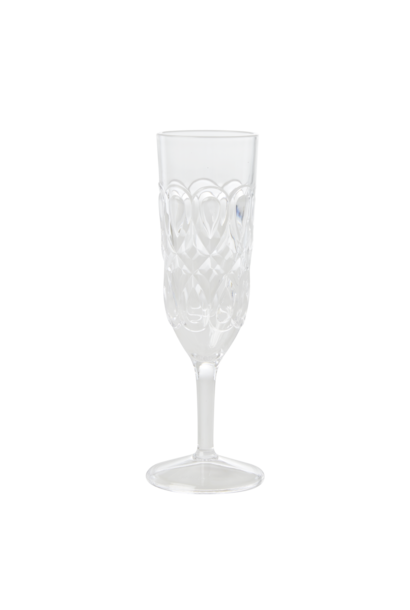 Champagnerglas Swirly clear