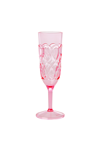 Champagnerglas Swirly rosa