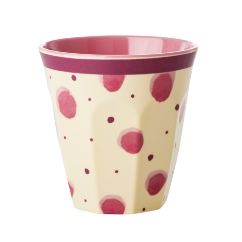 Rice Melamine beker Watercolor Splash roze Rice Melamine beker Watercolor Splash roze