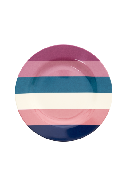 Melamine lunch plate Stripe
