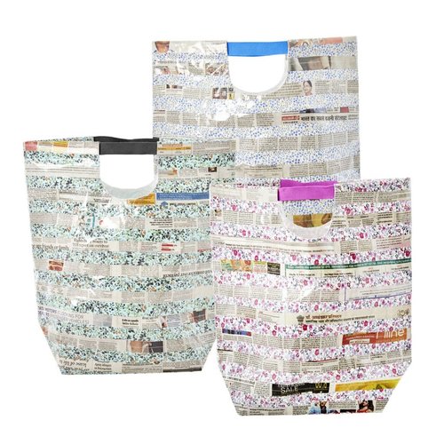 Rice Shopper Newspaper & Fabric Special project