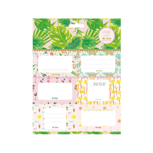 Rice Schoollabels / Stickers '19 set/3 vellen Rice Schoollabels / Stickers '19 set/3 vellen