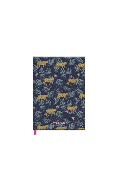 Notizbuch A5 Leopard and Leaves