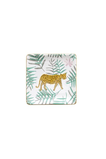 Schmuckgericht Leopard and Leaves