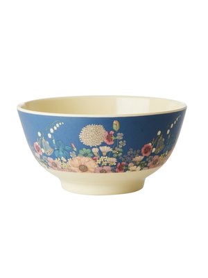 Rice Melamine bowl Flower Collage