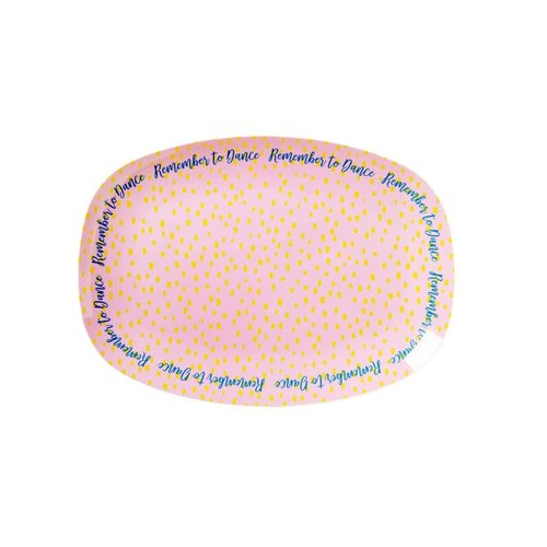 Rice Melamine ovaal bord S Big Raindot Rice Melamine ovaal bord S Big Raindot